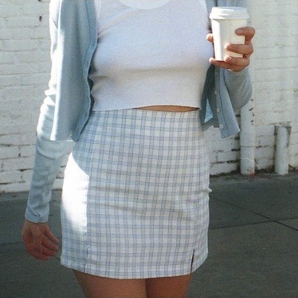 Brandy Melville XS Plaid Skirt